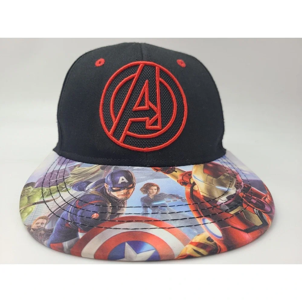 Youth Avengers Age of Ultron‎ Marvel Snapback Hat Cap Superhero Boy Girl Black